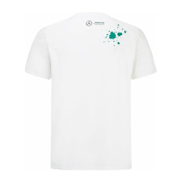 Mercedes AMG Petronas Mens George #63 Tee - White