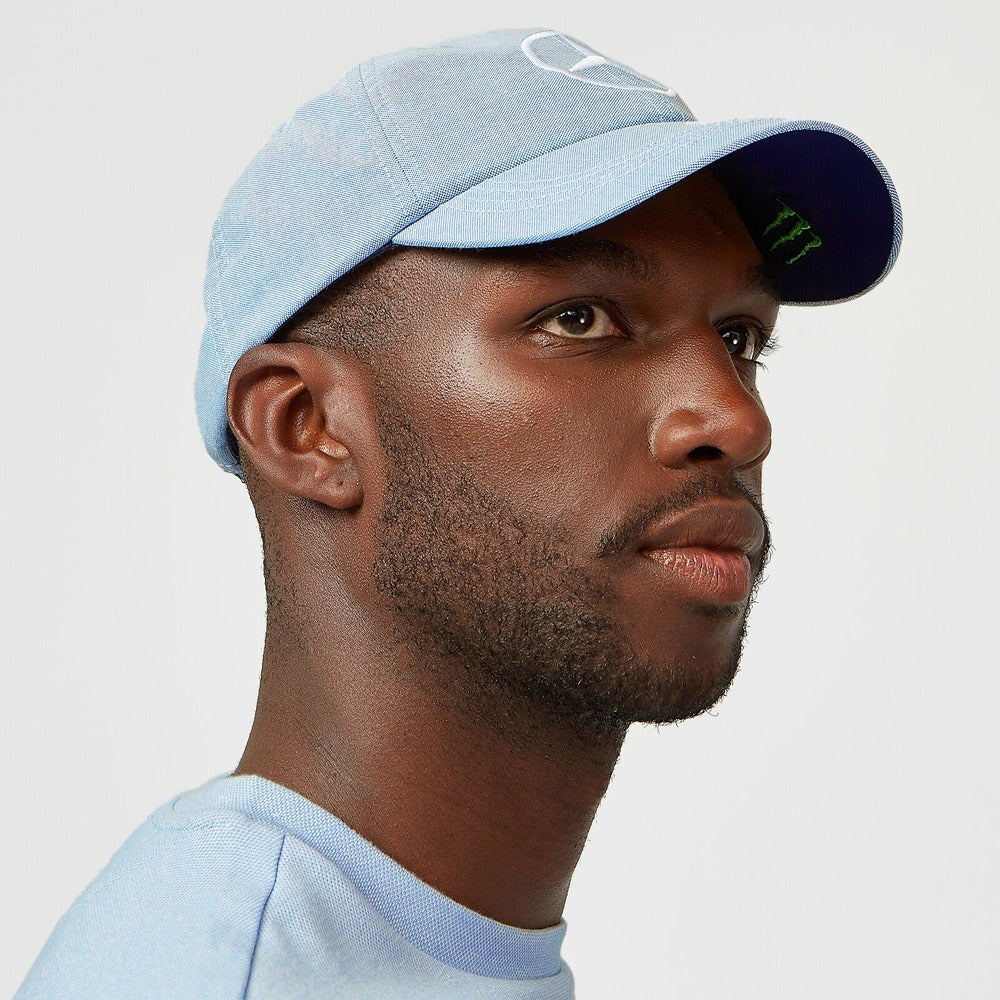 Mercedes AMG Petronas F1 2022 Team Special Edition Silverstone George Russell Button Down Cap - Blue