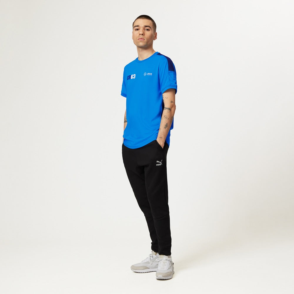 Mercedes AMG Petronas F1 George Russel Sports Tee Unisex - Blue