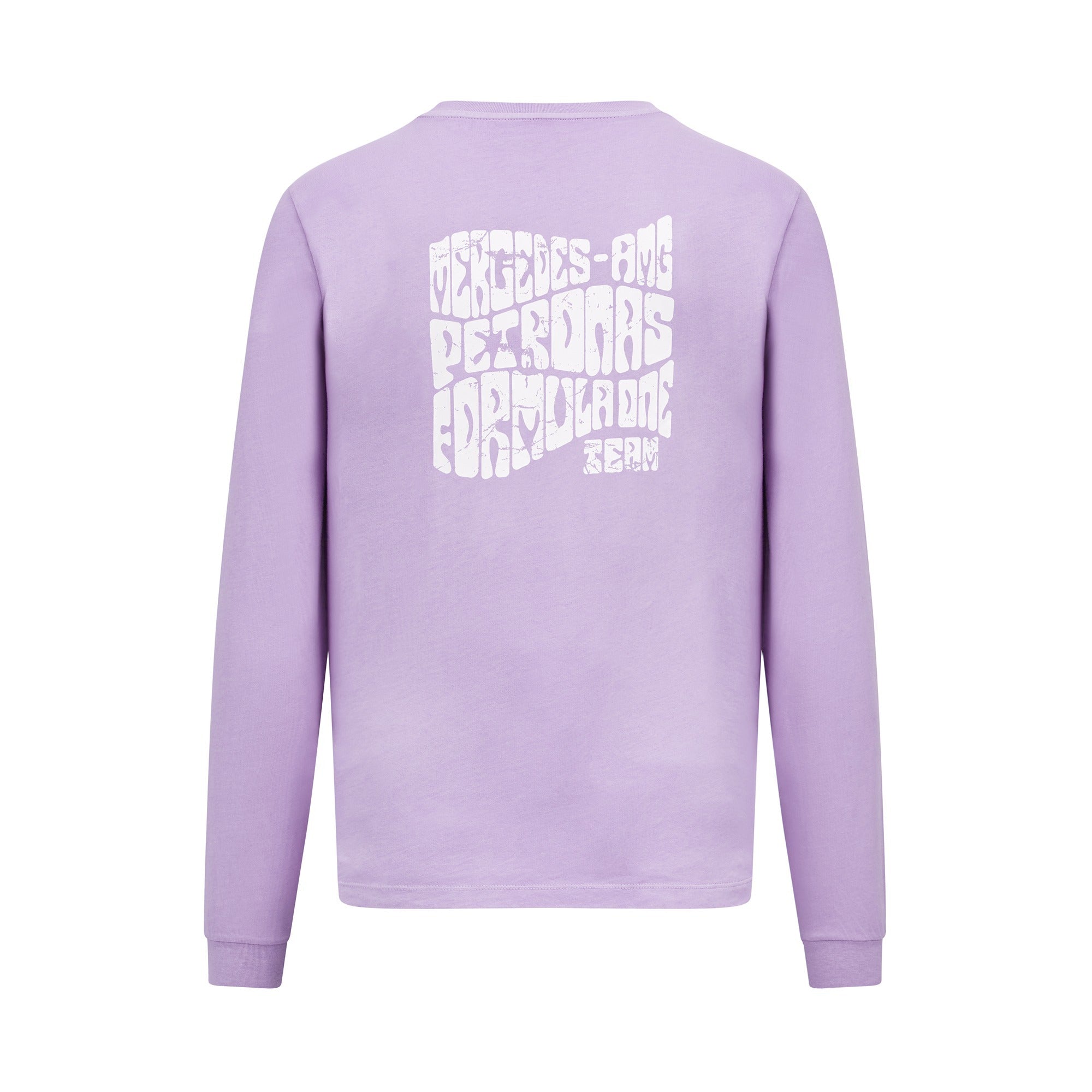 Mercedes AMG Petronas F1 LS Retro Tee Mens - Lilac