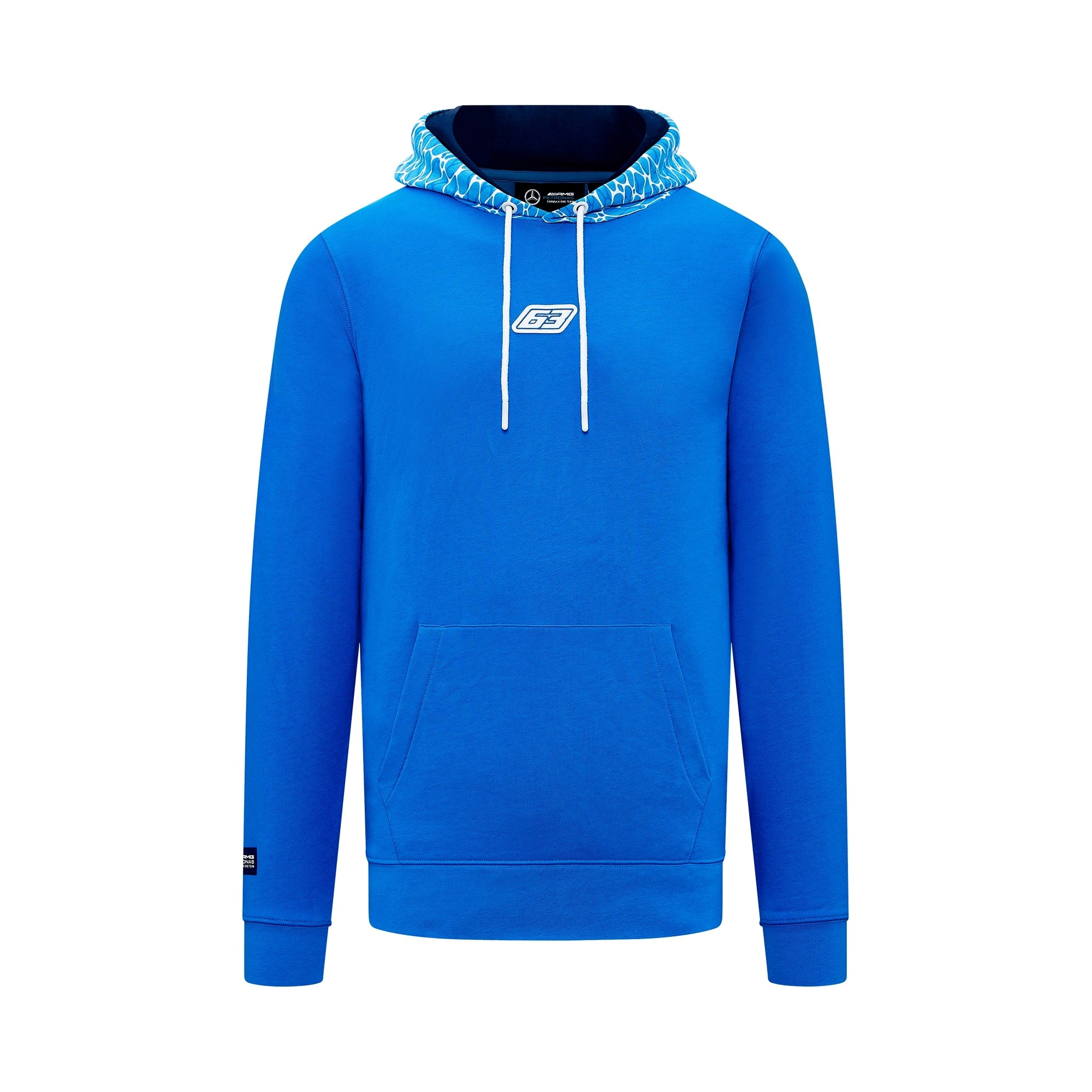 Mercedes Amg Petronas SE George Russell Hoody No Diving Mens - Blue