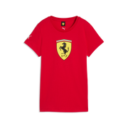 Scuderia Ferrari F1 Shield Tee Womens - Rosso Corsa
