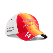 Aston Martin F1 Team 2026 Barcelona Special Edition Alonso Baseball Cap Unisex - White