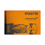 McLaren Racing F1 Oscar Piastri Flag Unisex - Black/Papaya