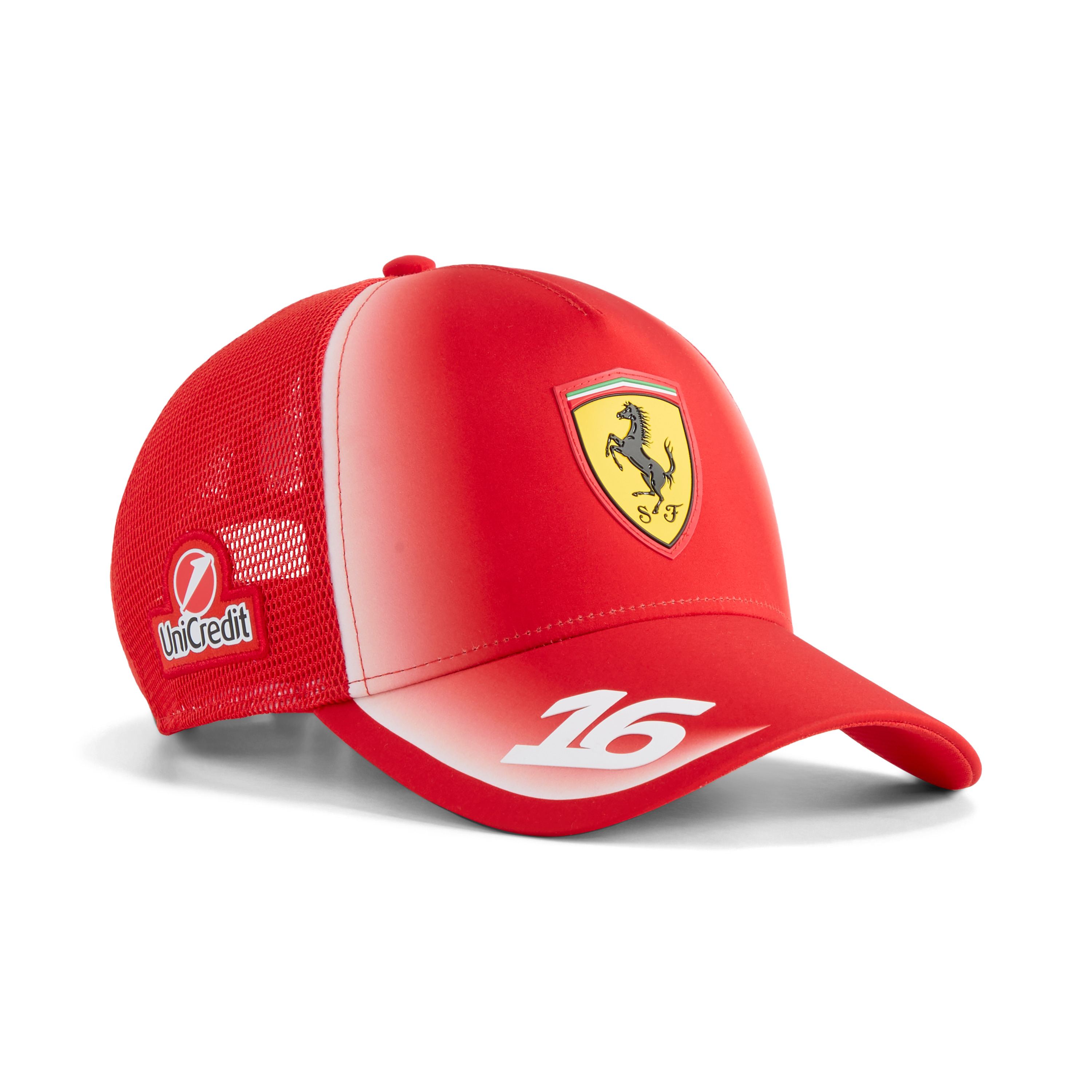 Scuderia Ferrari F1 Team 2026 Leclerc Trucker Cap Unisex - Red
