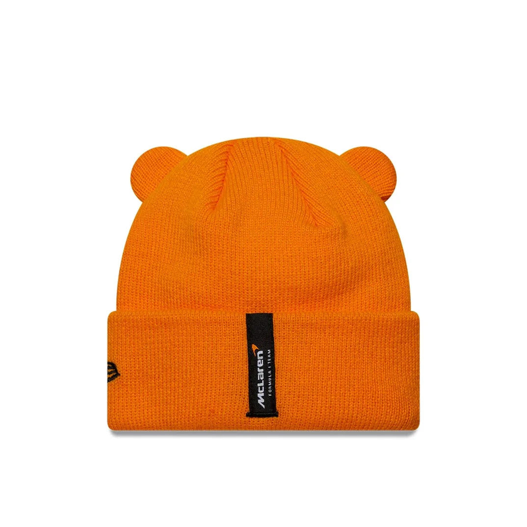 McLaren Racing F1 Ears Cuff Beanie Infant - Papaya