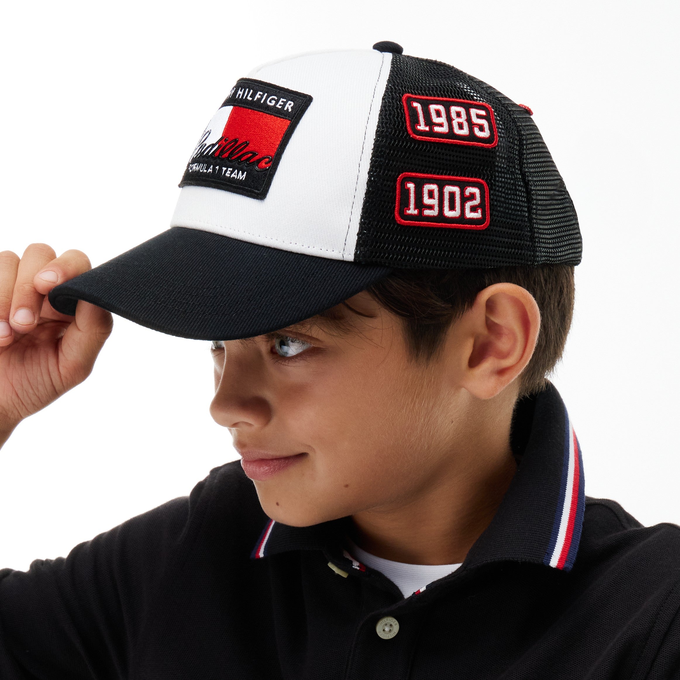 Cadillac F1 X Tommy Hilfiger Flag Cap Kids - Black