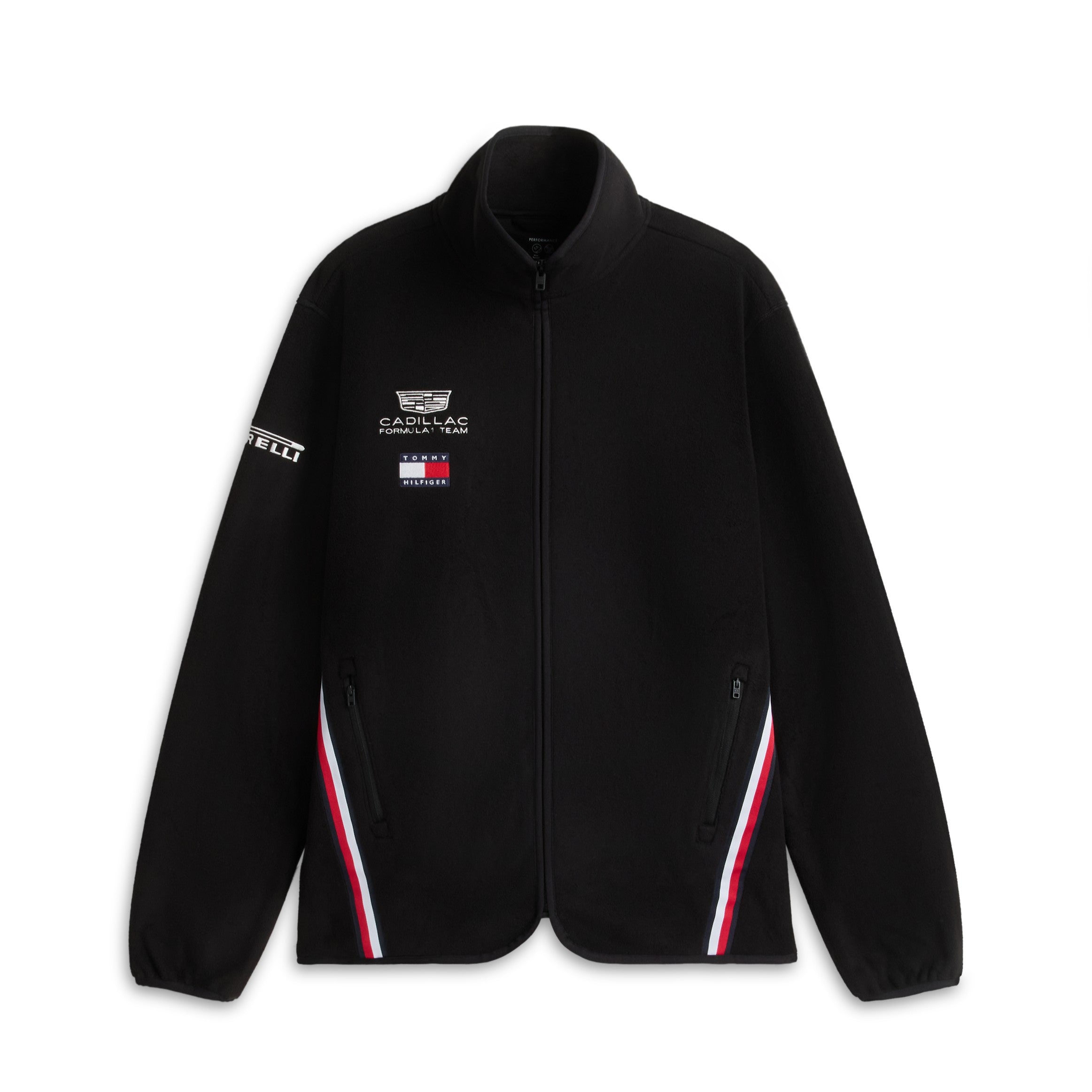 Cadillac F1 Team 2026 X Tommy Hilfiger Fleece Jacket Mens - Black
