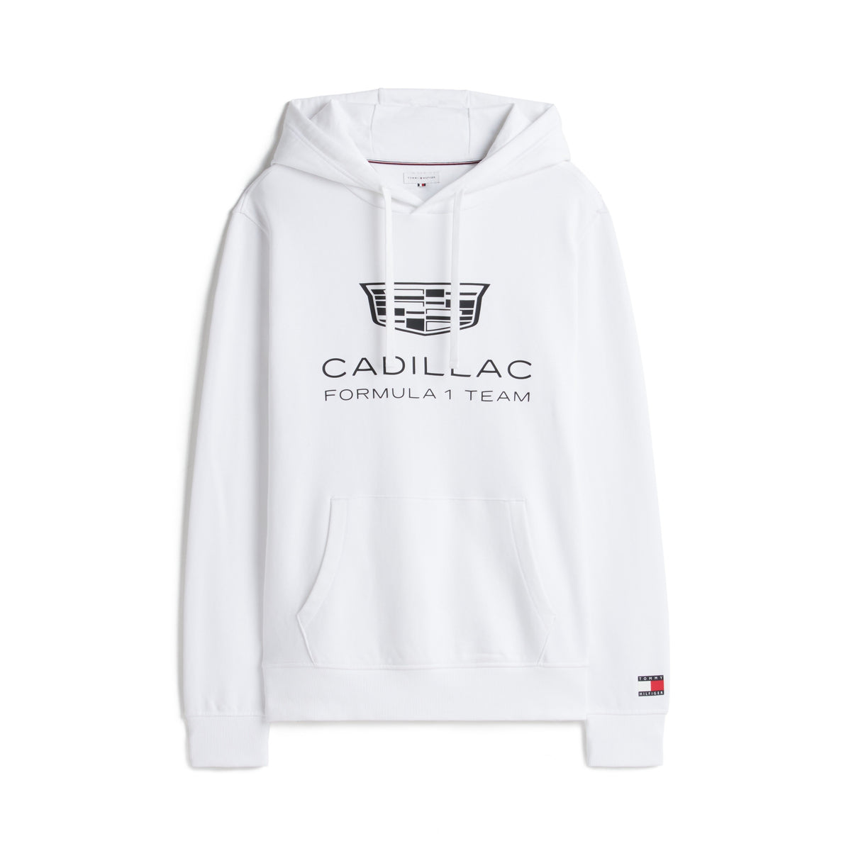 Cadillac F1 X Tommy Hilfiger Shield Hoodie Mens - White