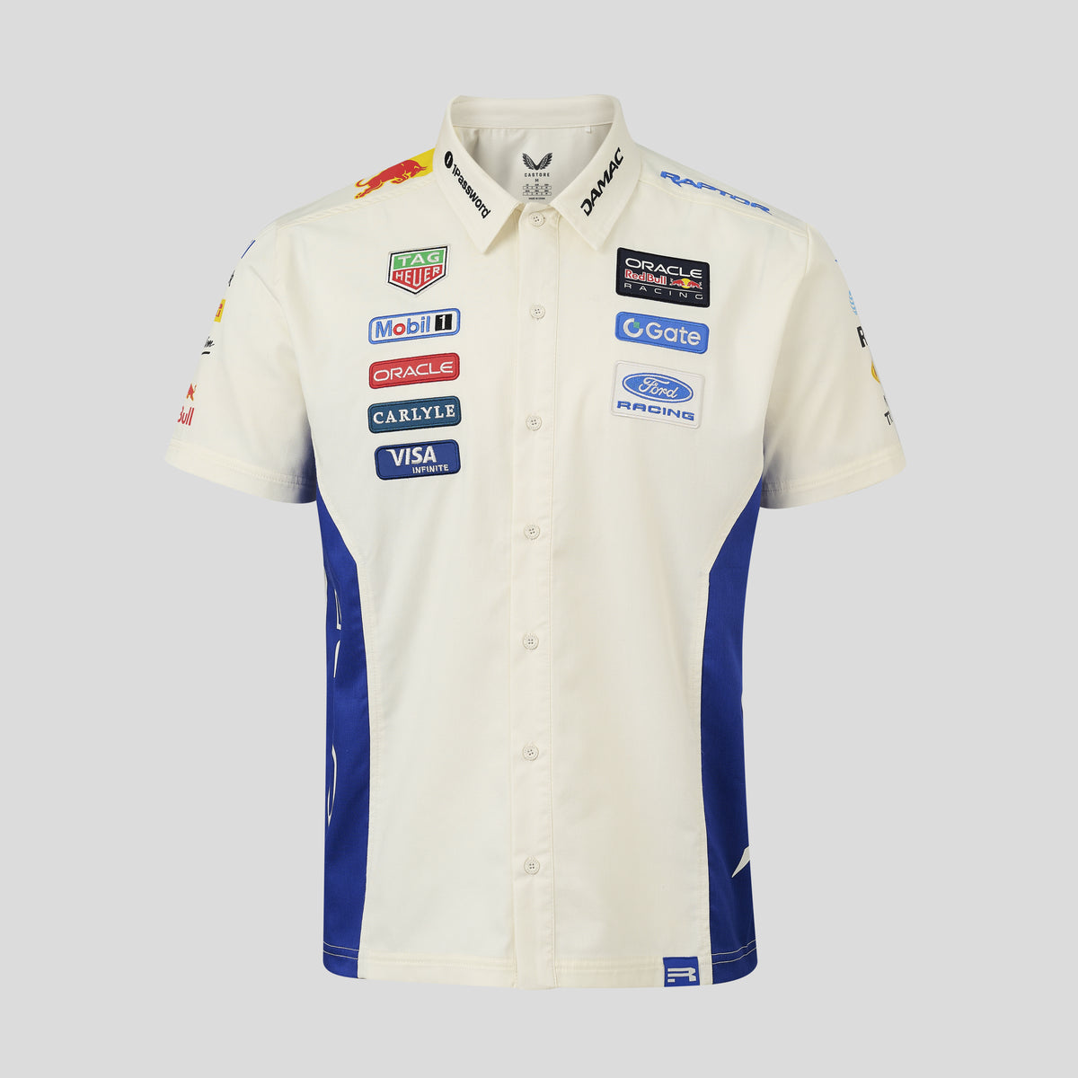 Red Bull Racing X Ford F1 Team 2026 Work Shirt Unisex - Egret/Dazzling Blue