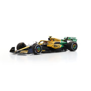 Spark McLaren Racing F1 MCL38 2024 Monaco GP 4th Place Lando Norris Senna Livery Model Car - 1:43 Scale